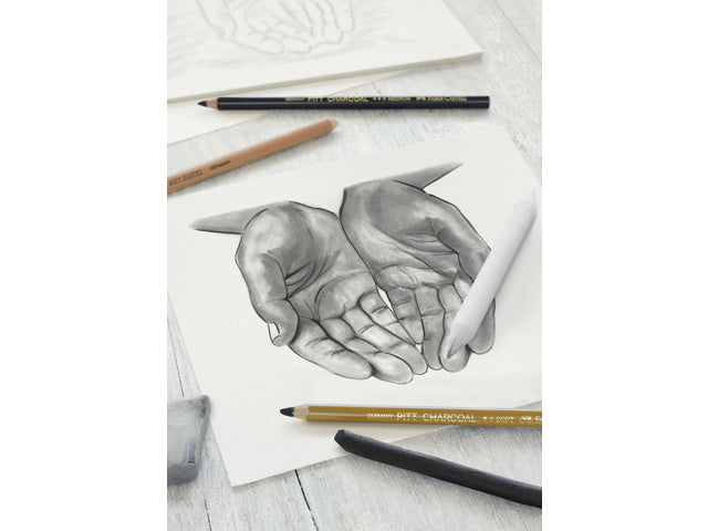 Houtskoolset Faber-Castell 7-delig