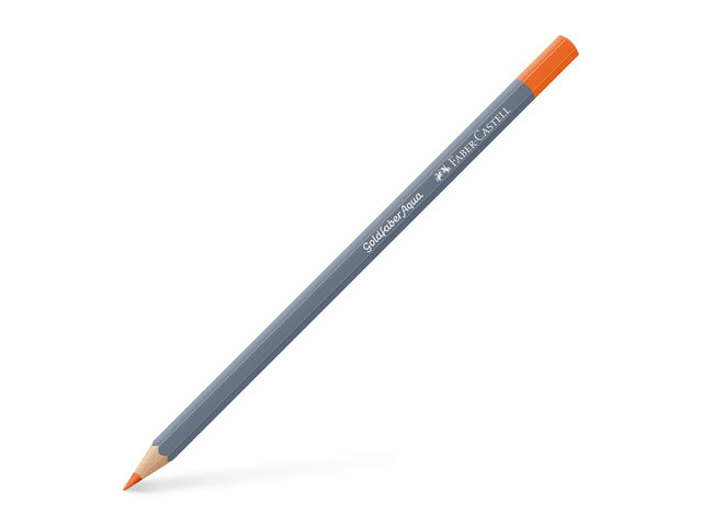 Aquarelkleurpotlood Faber-Castell Goldfaber 115 cadmiumoranje donker