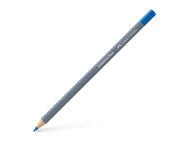 Aquarelkleurpotlood Faber-Castell Goldfaber 143 kobaltblauw