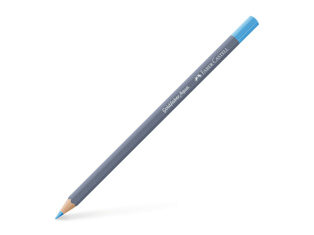 Aquarelkleurpotlood Faber-Castell Goldfaber 147 lichtblauw