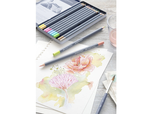 Aquarelkleurpotlood Faber-Castell Goldfaber 147 lichtblauw