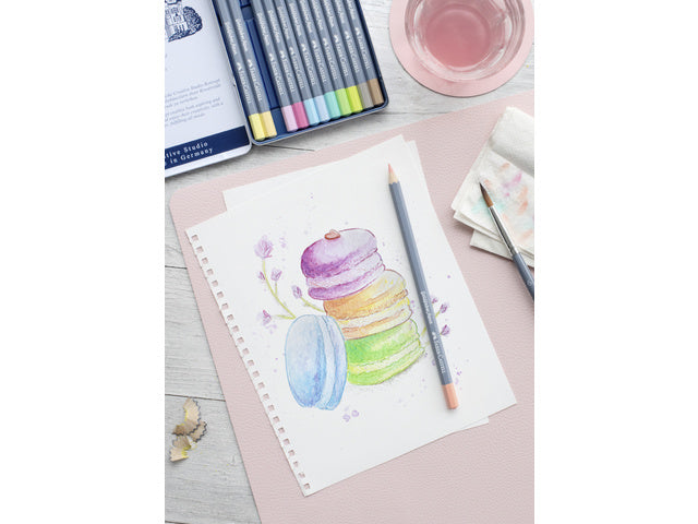 Aquarelkleurpotlood Faber-Castell Goldfaber 147 lichtblauw