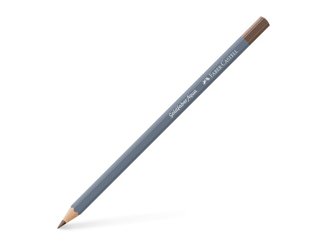 Aquarelkleurpotlood Faber-Castell Goldfaber 176 Van Dyck bruin