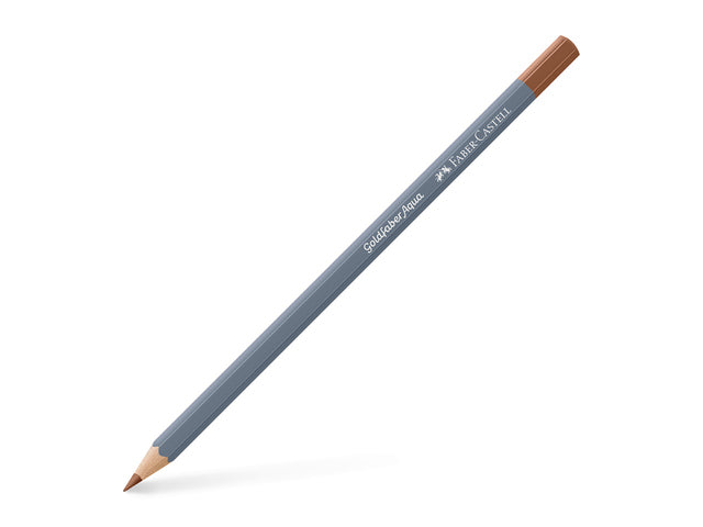 Aquarelkleurpotlood Faber-Castell Goldfaber 283 gebrande sienna