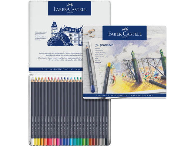 Buntes Faber-Castell Goldfaber-Etui mit 24 Stück