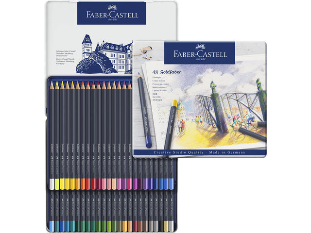 Buntes Faber-Castell Goldfaber-Etui mit 48 Stück