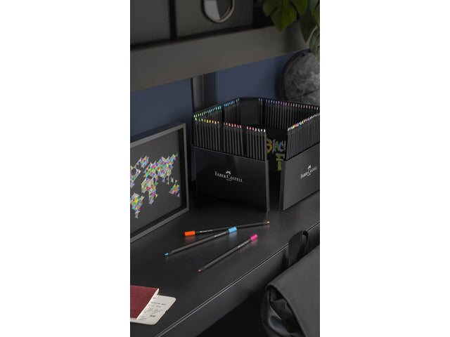 Kleurpotlood Faber-Castell Black Edition 100 stuks in kartonnen etui