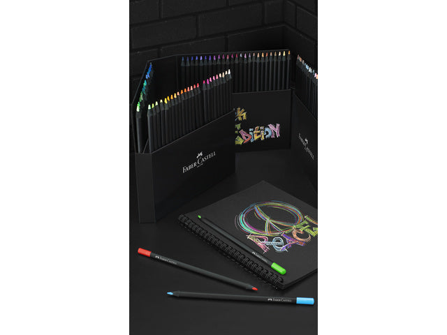Kleurpotlood Faber-Castell Black Edition 100 stuks in kartonnen etui