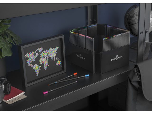 Kleurpotlood Faber-Castell Black Edition 100 stuks in kartonnen etui