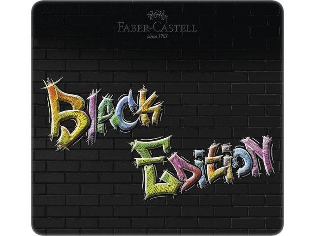 Farbenfrohes Faber-Castell Black Edition 24 Stück im Bliketui