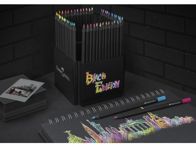 Kleurpotlood Faber-Castell Black Edition 50stuks in kartonnen etui
