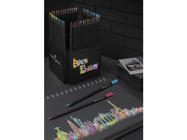 Kleurpotlood Faber-Castell Black Edition 50stuks in kartonnen etui