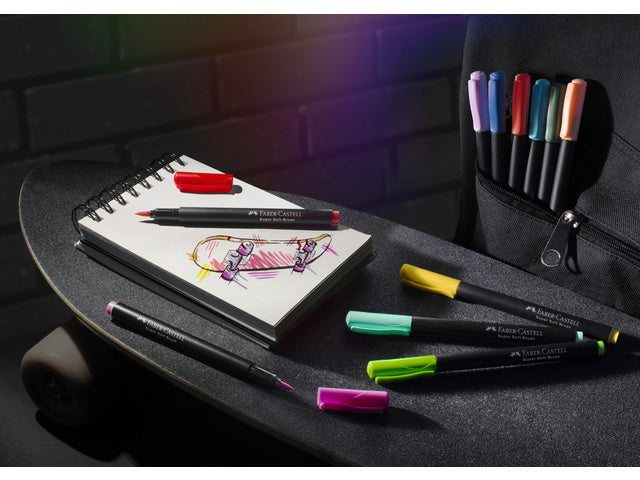 Brushpen Faber-Castell Black Edition 20 stuks in kartonnen etui