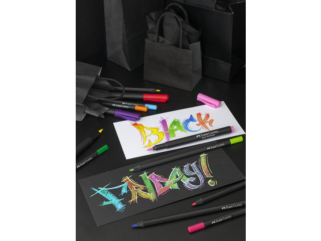 Brushpen Faber-Castell Black Edition 20 stuks in kartonnen etui