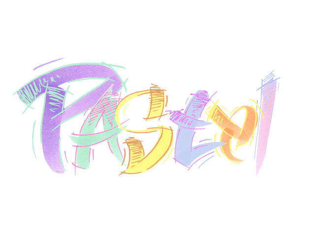 Brushpen Faber-Castell Black edition pastel 6 stuks in kartonnen etui