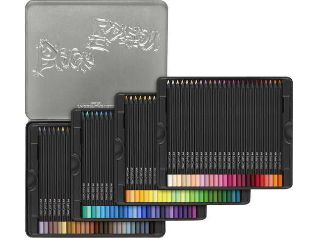 Farbenfrohes Faber-Castell Black Edition 100 Stück im Blikeetui