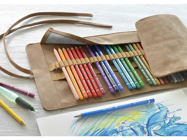 Roletui Faber-Castell Albrecht Dürer 30 Potloden mit Penseel