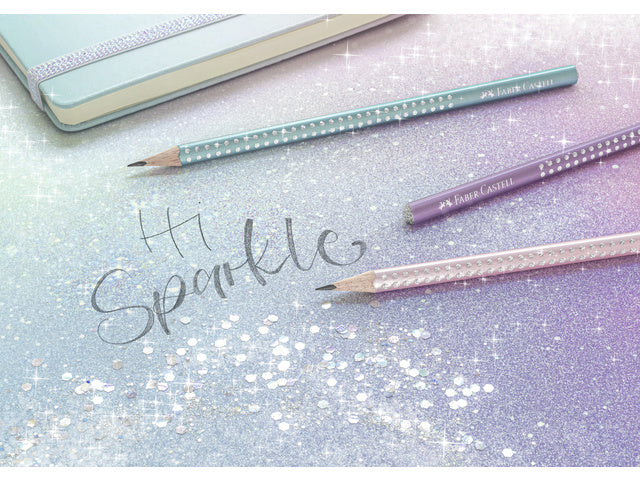 Potlood Faber-Castell Grip sparkle rose metallic