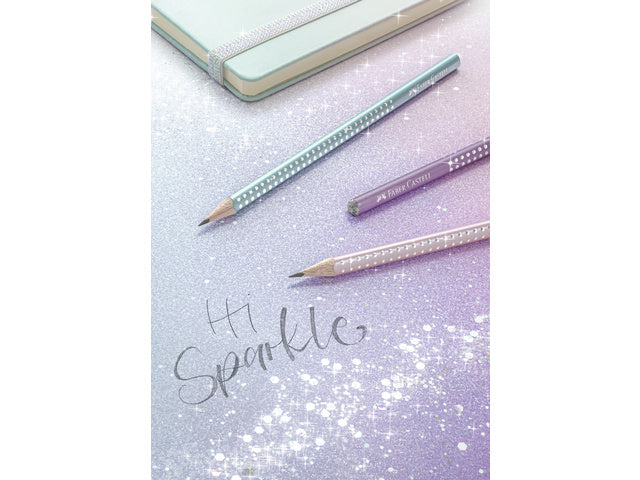 Potlood Faber-Castell Grip sparkle rose metallic