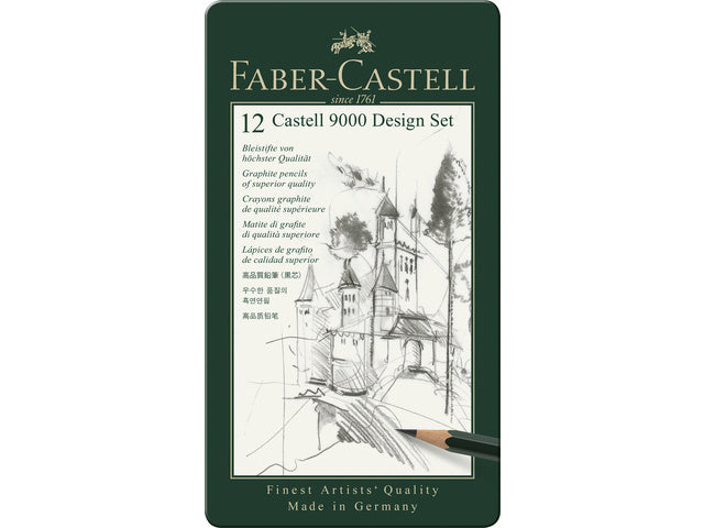 Potlood Faber-Castell 9000 Ontwerpset