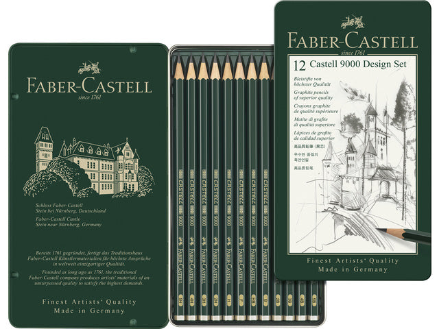Potlood Faber-Castell 9000 Ontwerpset