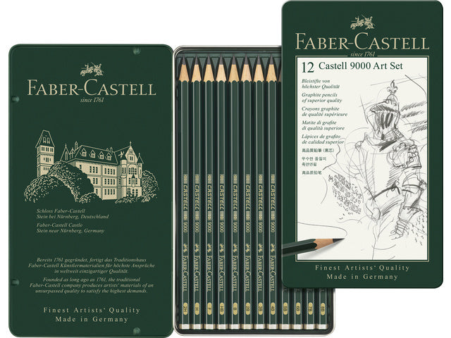 Potlood Faber-Castell 9000 kunstset