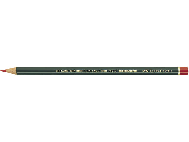 Kopieerpotlood Faber-Castell Document 9609 Rood