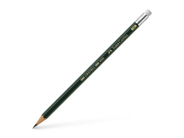 Potlood Faber-Castell 9000 HB met gom