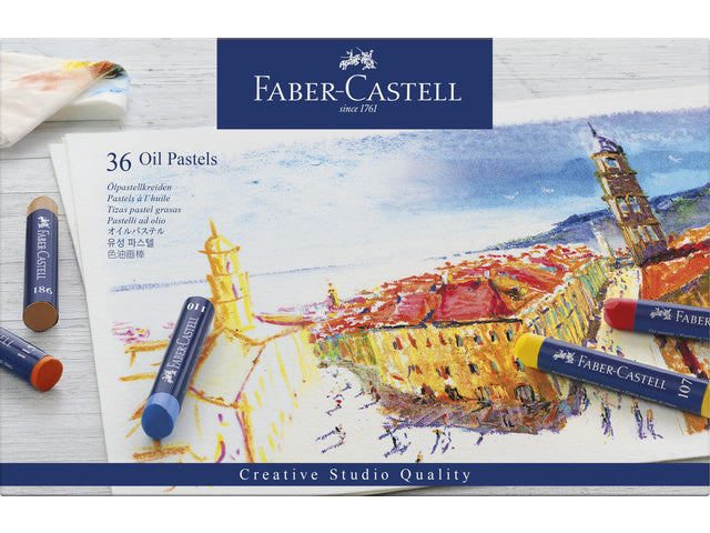 Oliepastels Faber-Castell Creative Studio etui a 36 stuks