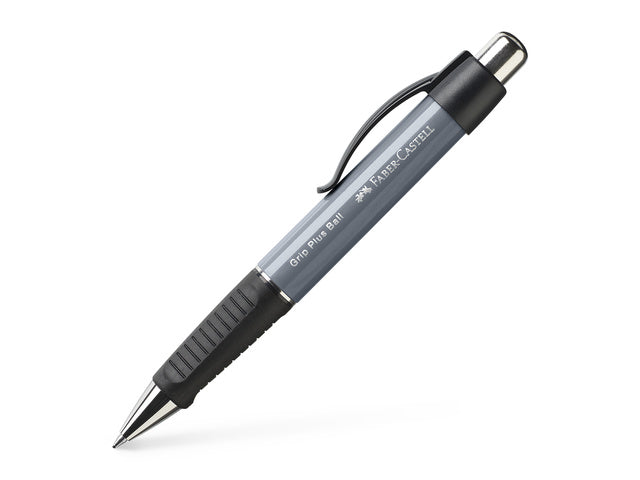 Balpen Faber-Castell Grip plus steengrijs