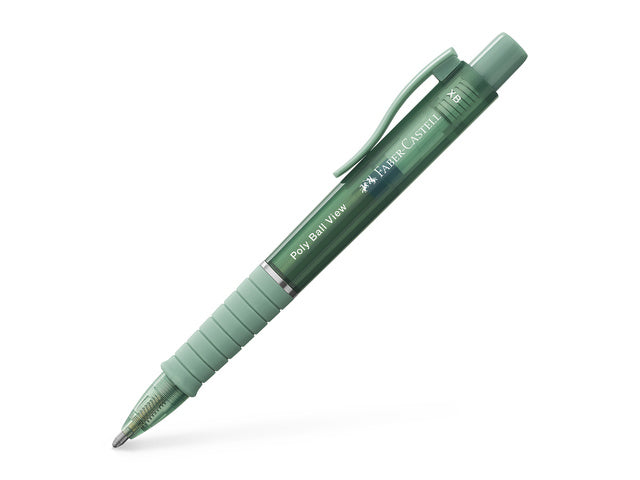 Balpen Faber-Castell Polyball Bekijk groene lelie