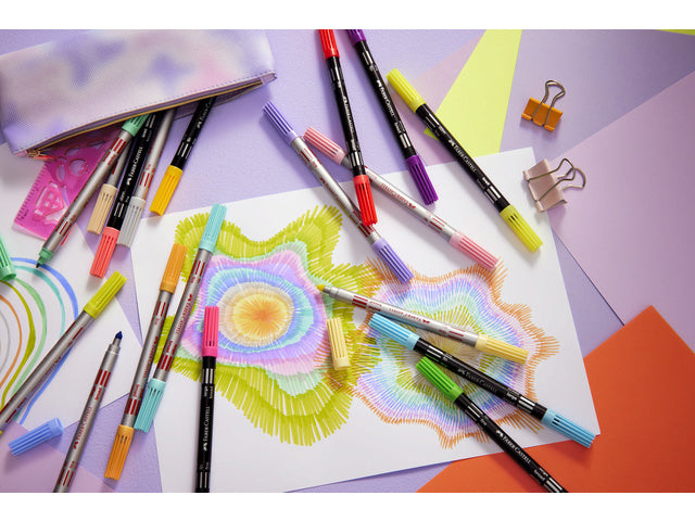 Viltstift Faber-Castell Duo 40 stuks