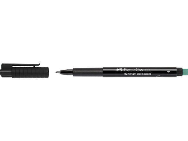 Marker Faber-Castell Multimark permanent F zwart