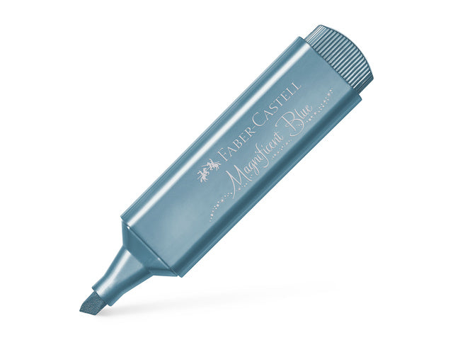 Textmarker Faber-Castell 46 metallic blauw