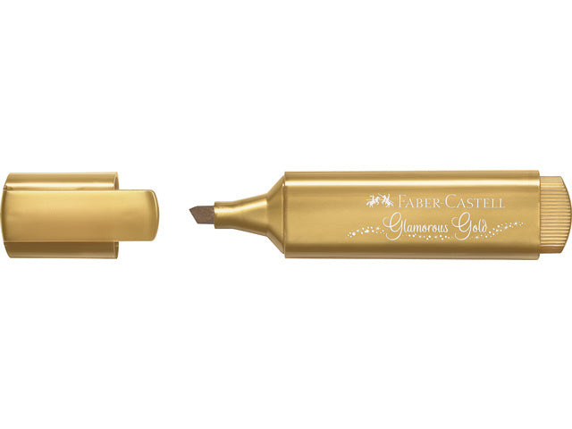 Tekstmarker Faber-Castel Metallic goud