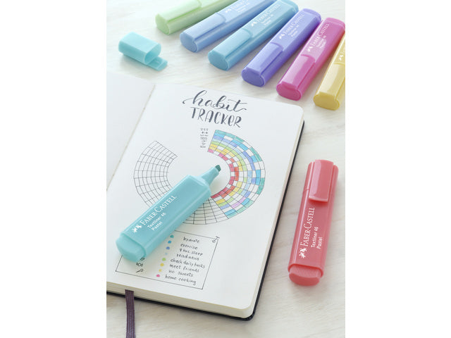 tekstmarker Faber-Castell 1546 pastel roze