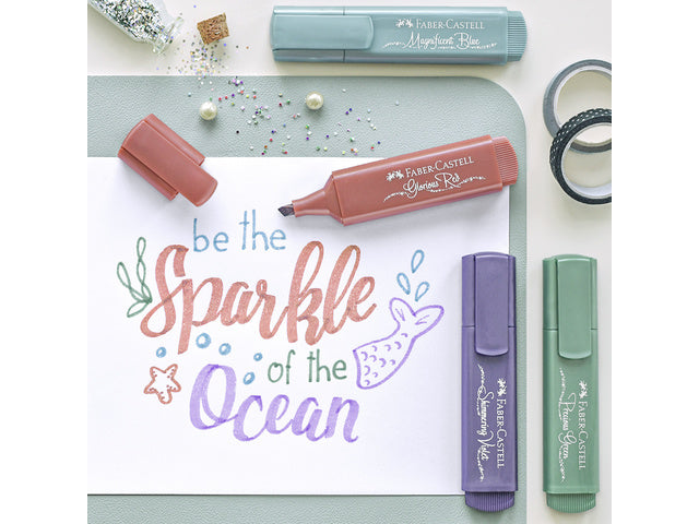 Tekstmarker Faber-Castell 46 metallic paars
