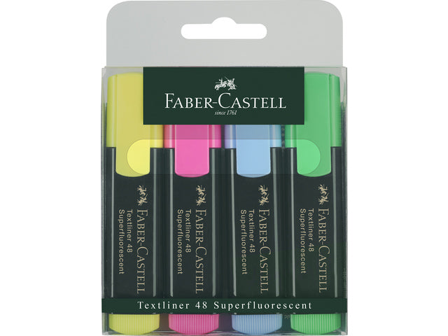 Textmarker Faber-Castell 48 Neon 4-Zoll-Etui