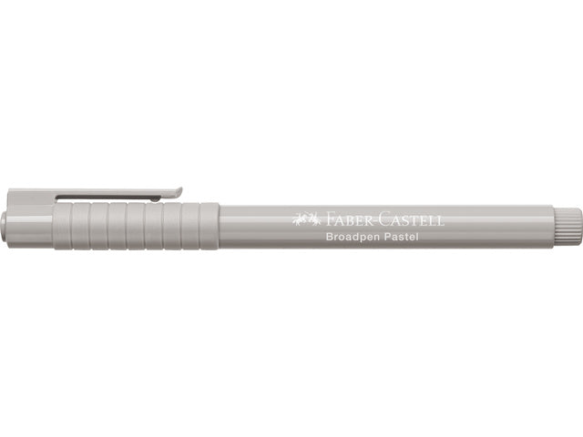 Fineliner Faber-Castell Broadpen Pastel 0,8mm grijs