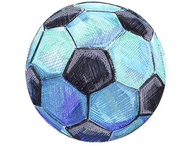Viltstift Faber-Castell Connector koffer "voetbal" 33 stuks