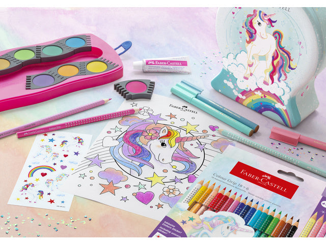 Viltstift Faber-Castell Connector Sneeuwbol Eenhoorn 33 stuks assorti