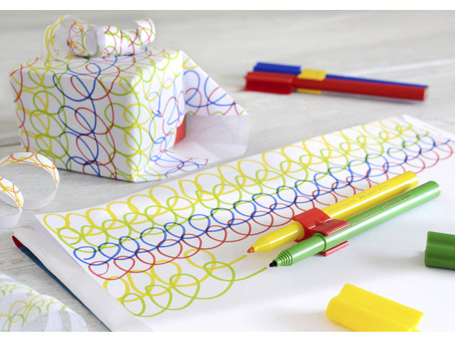 viltstiften Faber-Castell Connector koffer viltstiften 60 stuks