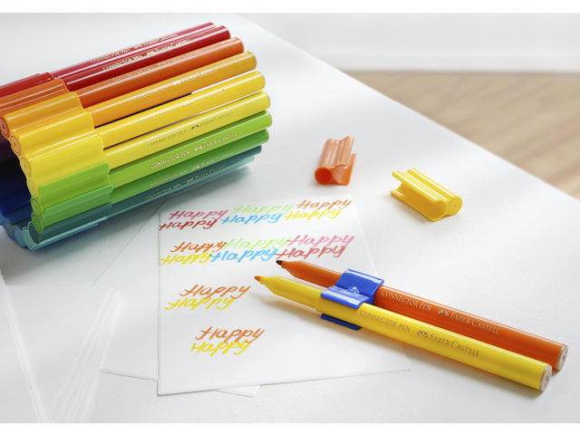 viltstiften Faber-Castell Connector koffer viltstiften 60 stuks