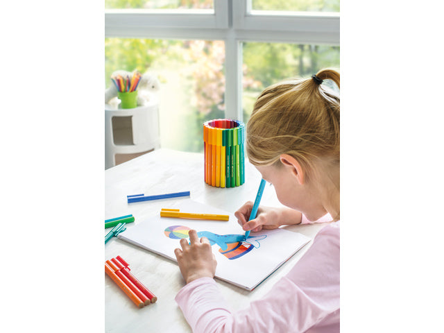 cadeauset Faber-Castell Connector koffer vilstiften 80 stuks