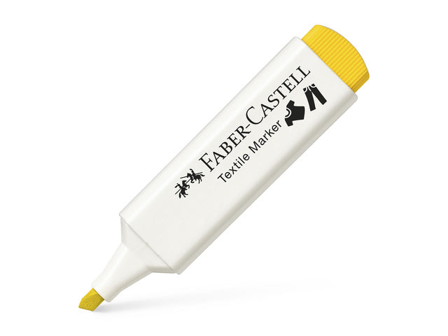 Textielmarker Faber-Castell Geel
