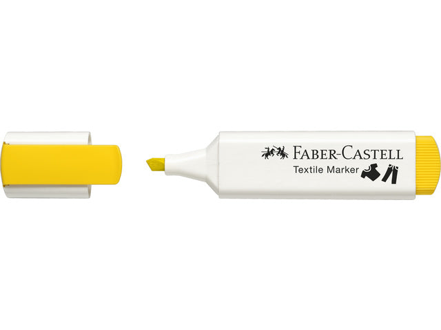 Textielmarker Faber-Castell Geel