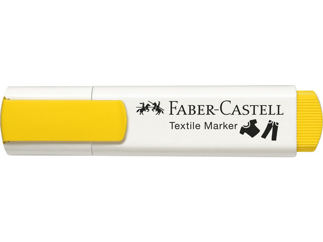 Textielmarker Faber-Castell Geel