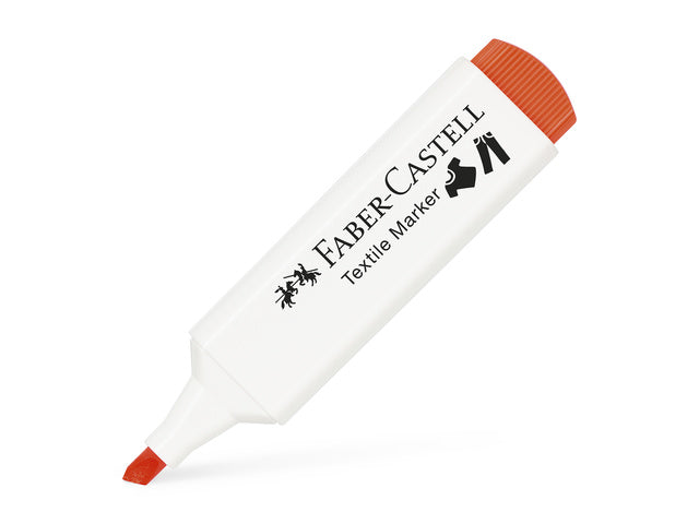 Textielmarker Faber-Castell Neon oranje