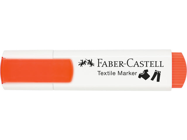 Textielmarker Faber-Castell Neon oranje