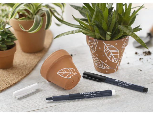 Marker Faber-Castell Creatief Wit als sneeuw